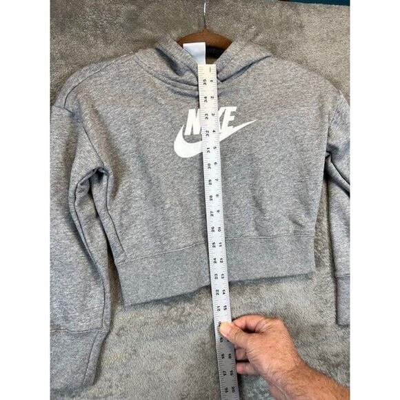 Nike Unisex Sportswear Club Fleece Crop Hoodie (Little Kids/Big Kids) - Picture 4 of 5